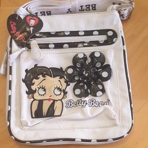 Black Betty Boop Crossbody Bag